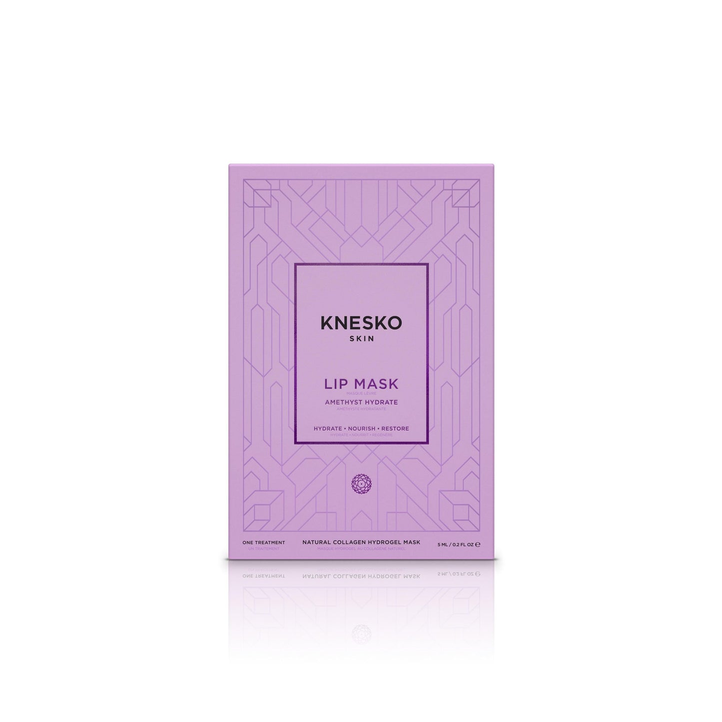 Knesko lip mask packaging on a white background