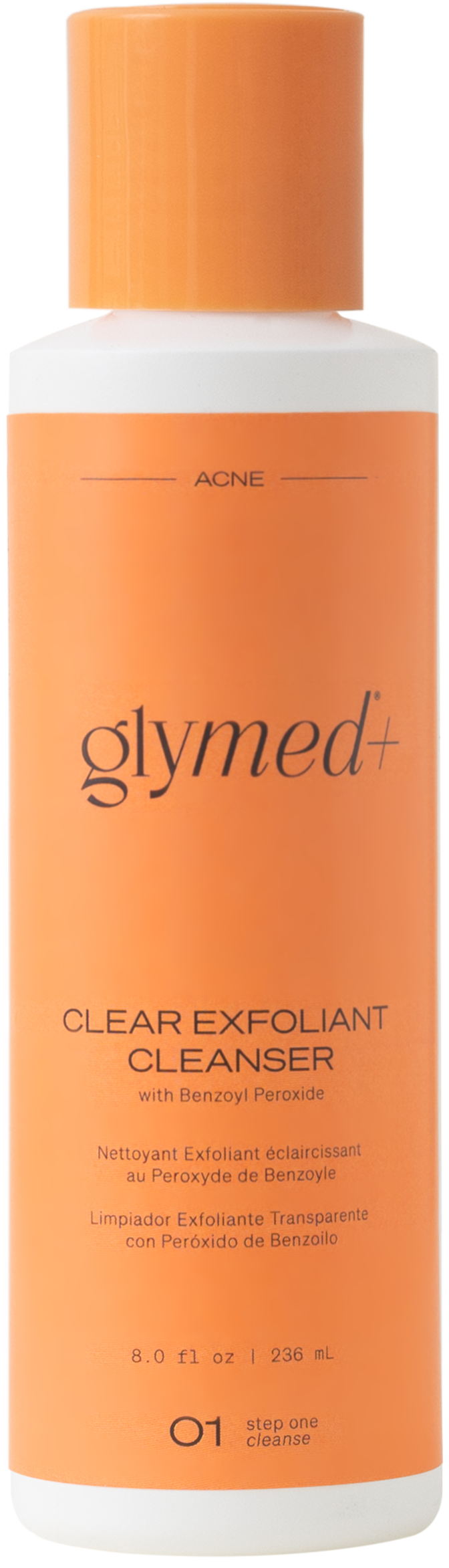 Clear Exfoliant Cleanser with Benzoyl Peroxide