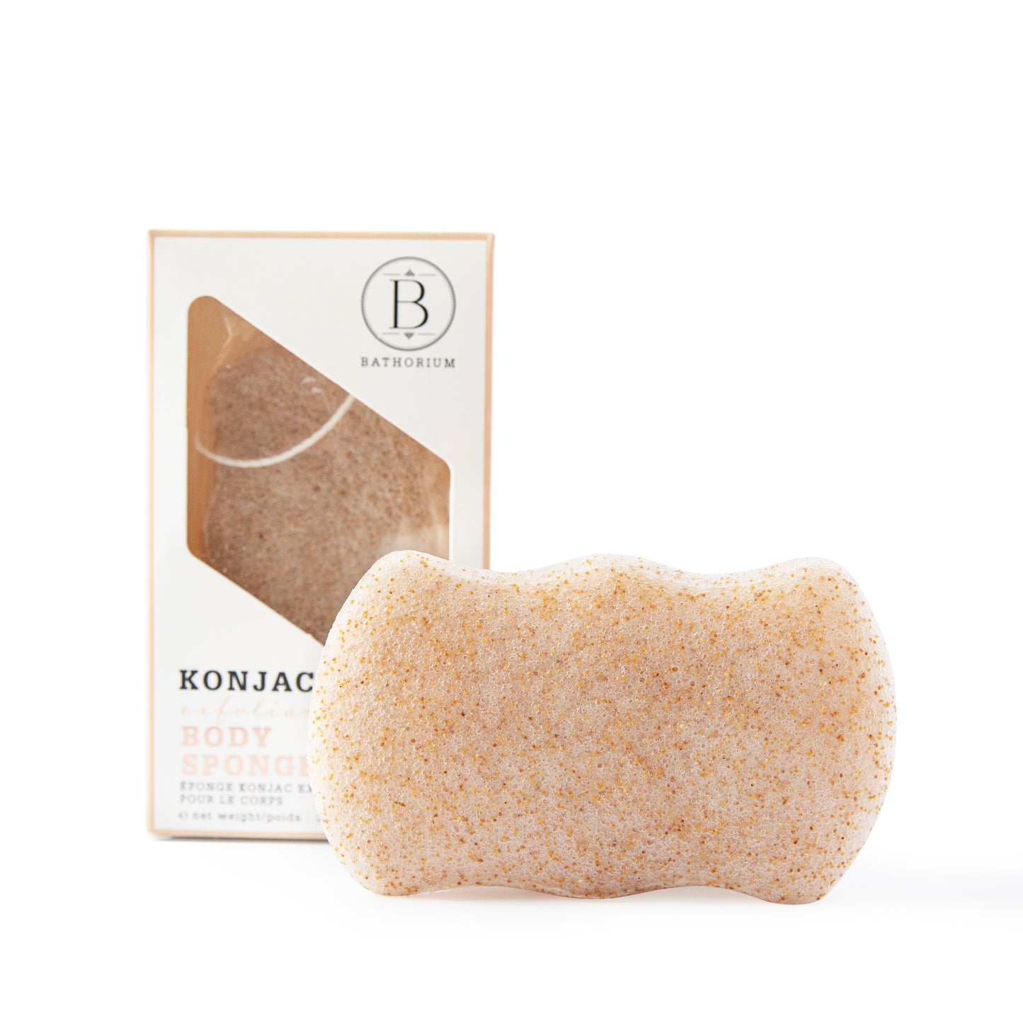 Konjac Walnut Body Sponge