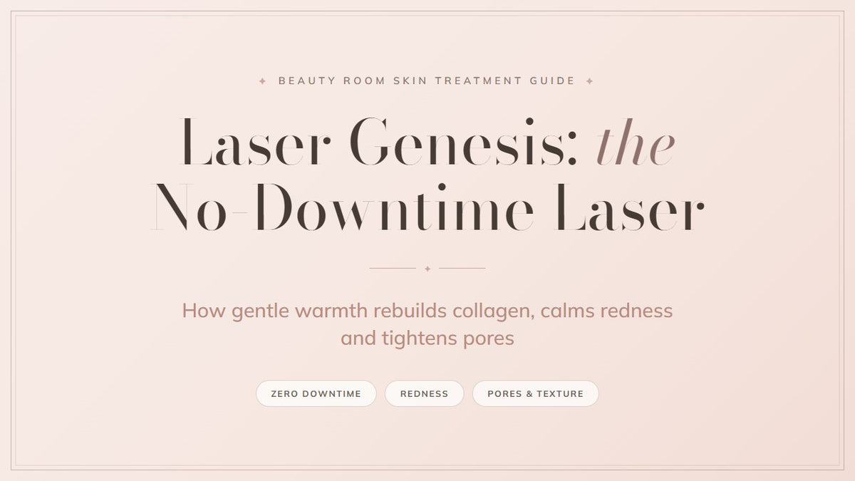 Laser Genesis guide cover, Beauty Room Skin Treatment Guide