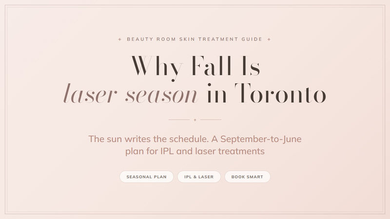 Fall laser season planning guide cover, Beauty Room Skin Treatment Guide