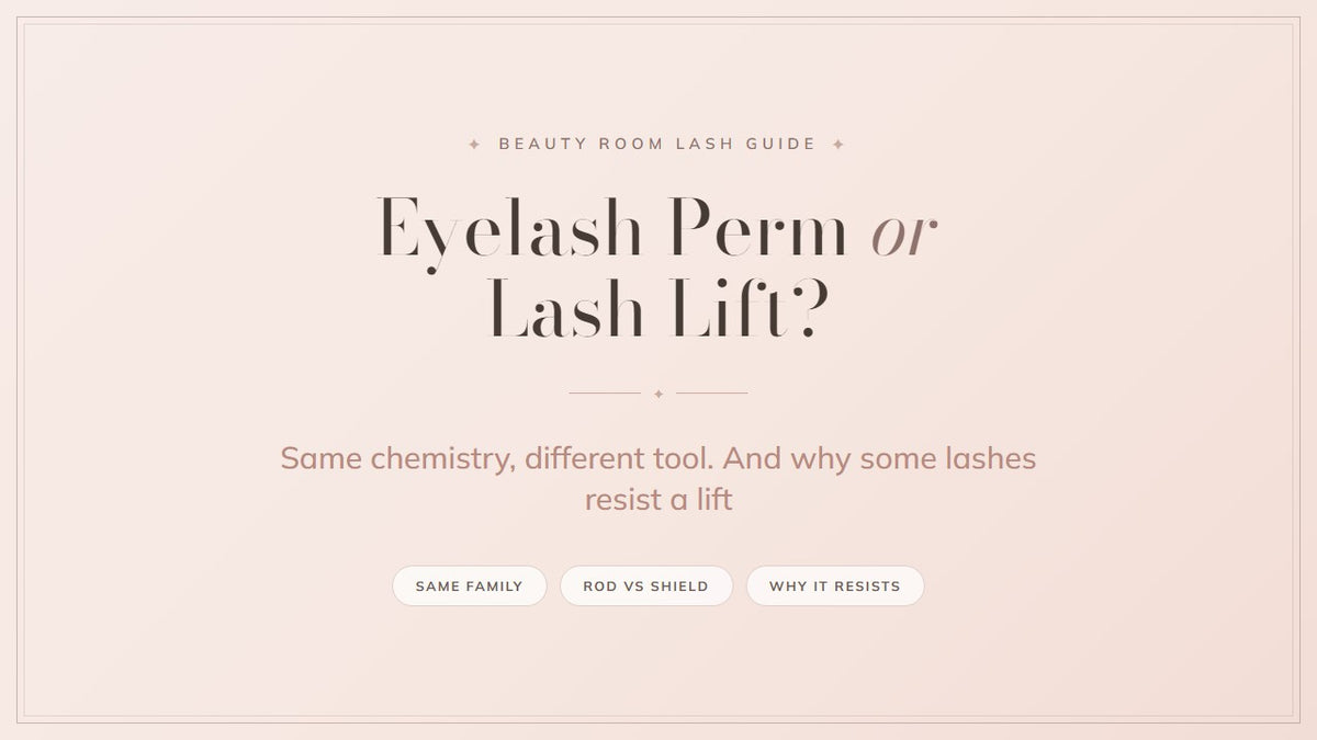 Eyelash perm or lash lift. Beauty Room lash guide