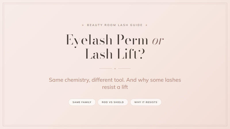 Eyelash perm or lash lift. Beauty Room lash guide