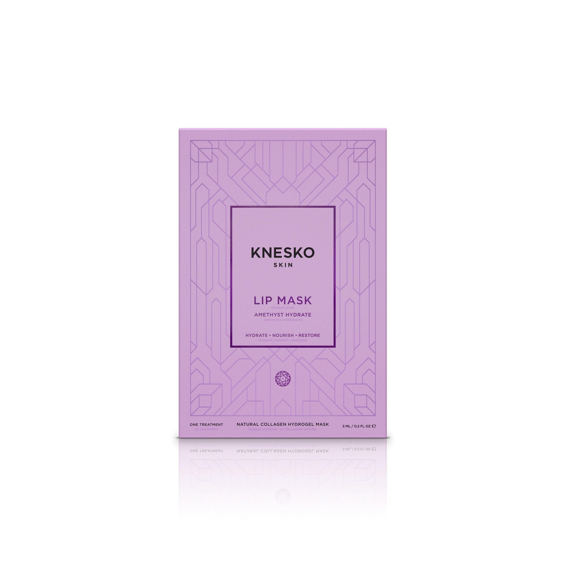 Knesko lip mask packaging on a white background
