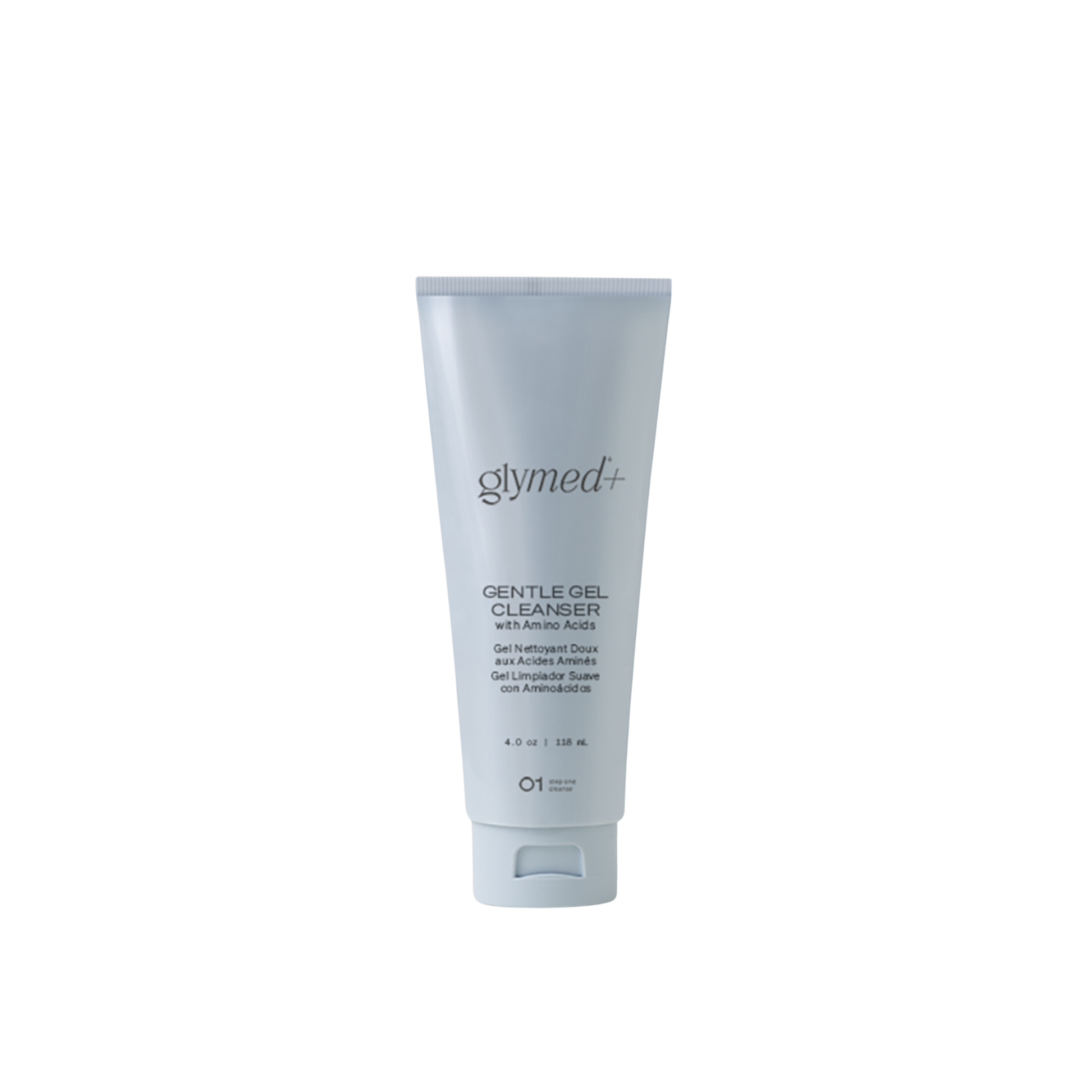 Glymed Gentle Gel Cleanser tube on a white background