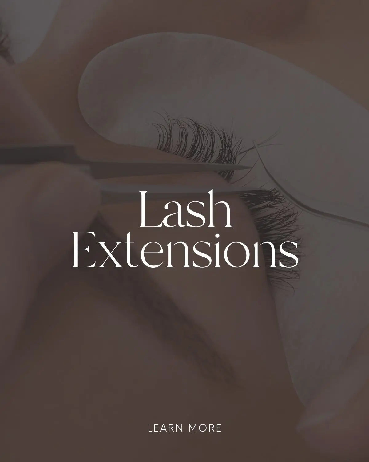 Lash extensions application at Beauty Room Toronto