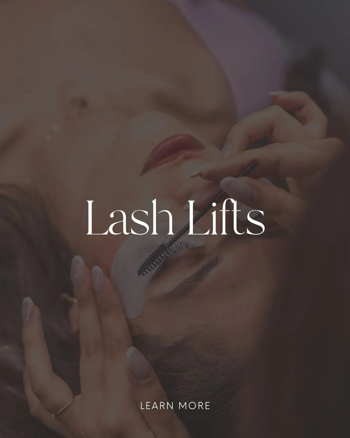 Lash lift services at Beauty Room Toronto